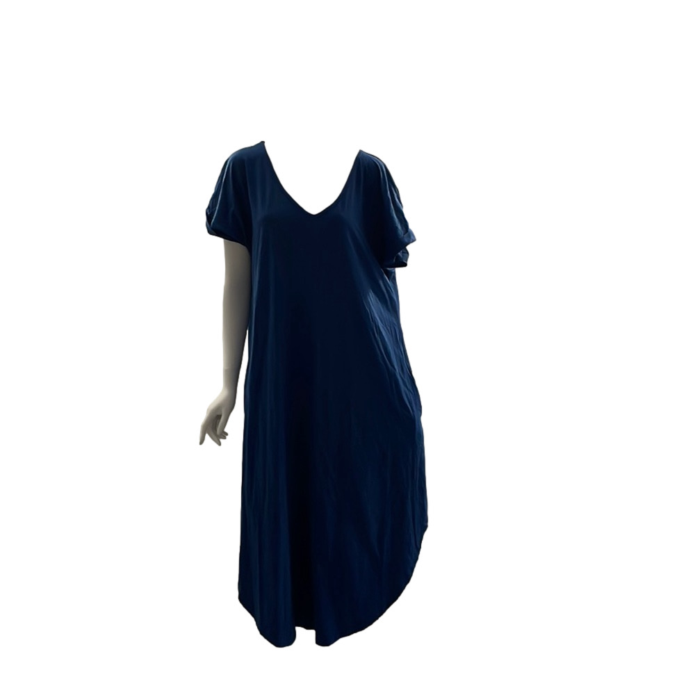 Ekouaer Women’s blue Maxi dress with pockets plus size dress XXL NWOT